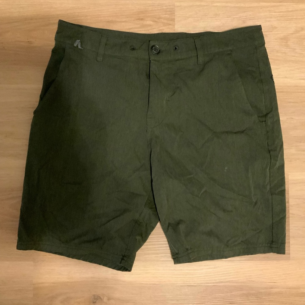 Green Roark Shorts - 32” Waist